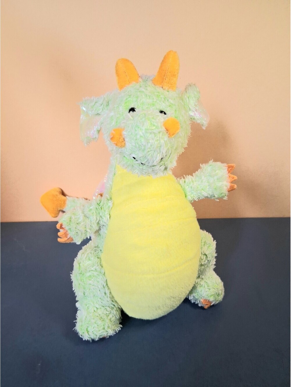 WEBKINZ GANZ CITRUS DRAGON PLUSH HN436 9" STUFFED ANIMAL SOFT TOY DOLL (no code)